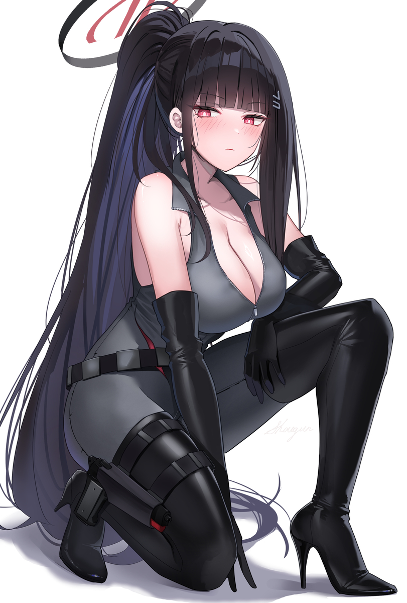 This is a pixiv picture whose title is 潜入用服.