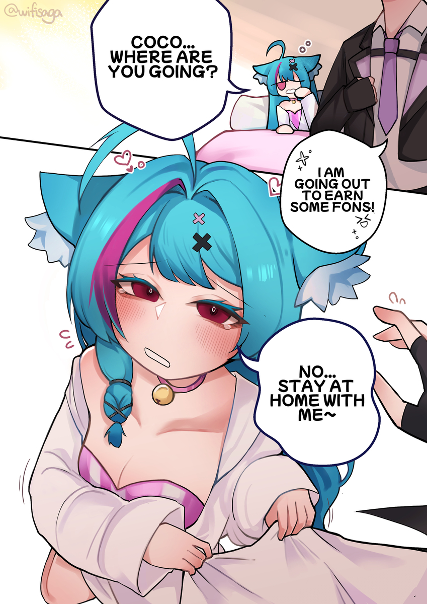 This is a pixiv picture whose title is Will you stay at home with Mint?.