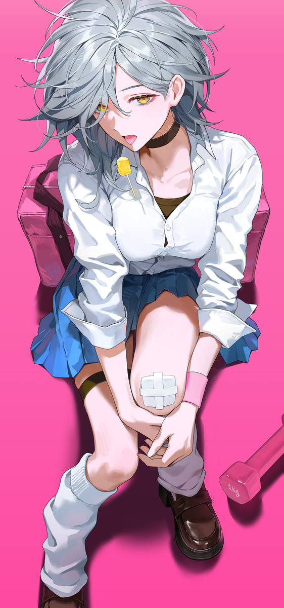 This is a pixiv picture whose title is OC.