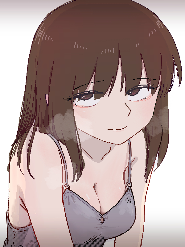 This is a pixiv picture whose title is 上目遣いちゃん.
