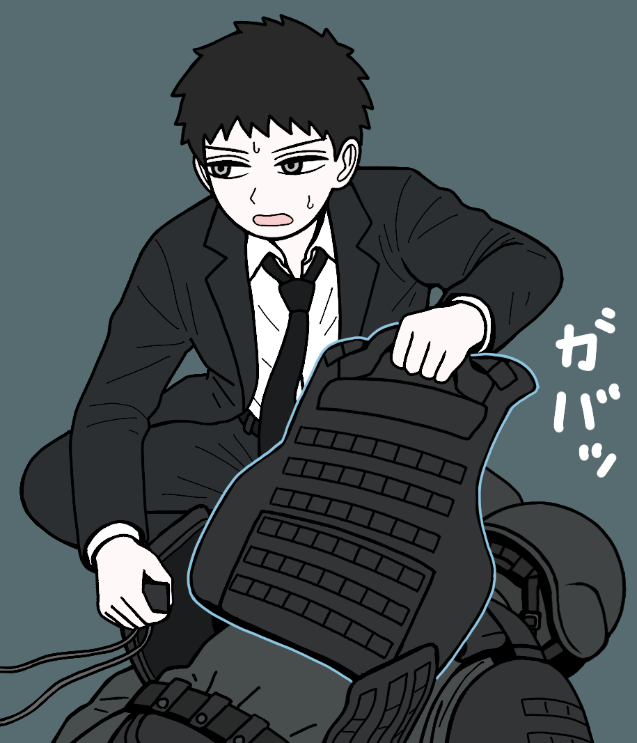 This is a pixiv picture whose title is 元室長74.