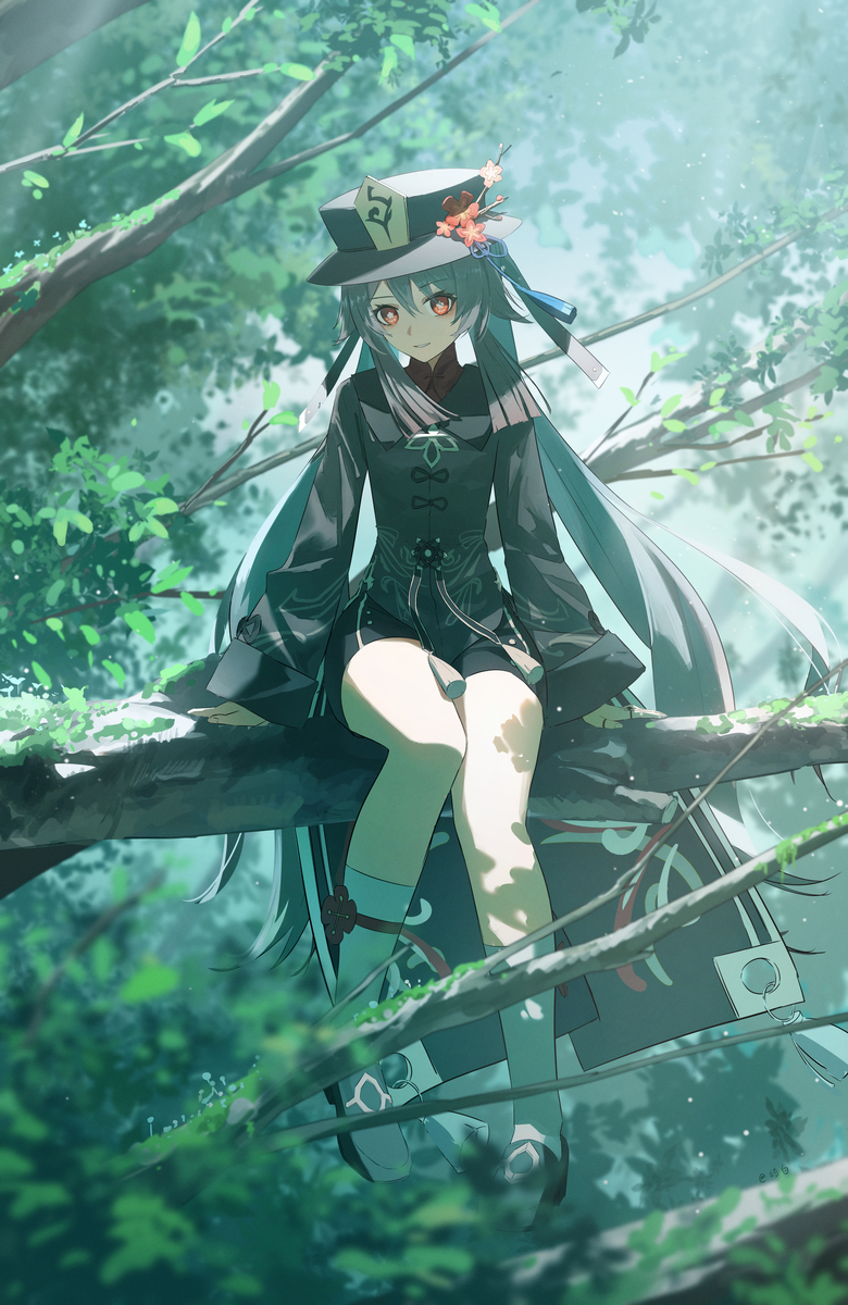This is a pixiv picture whose title is 胡桃.