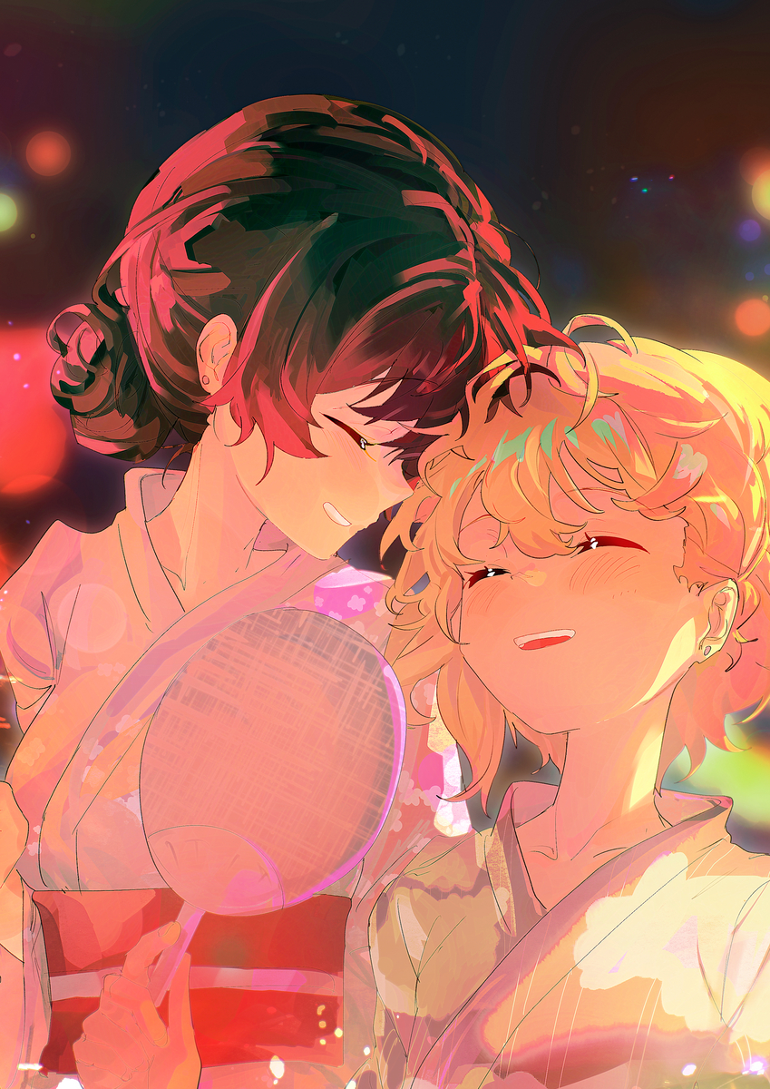 This is a pixiv picture whose title is お祭り.