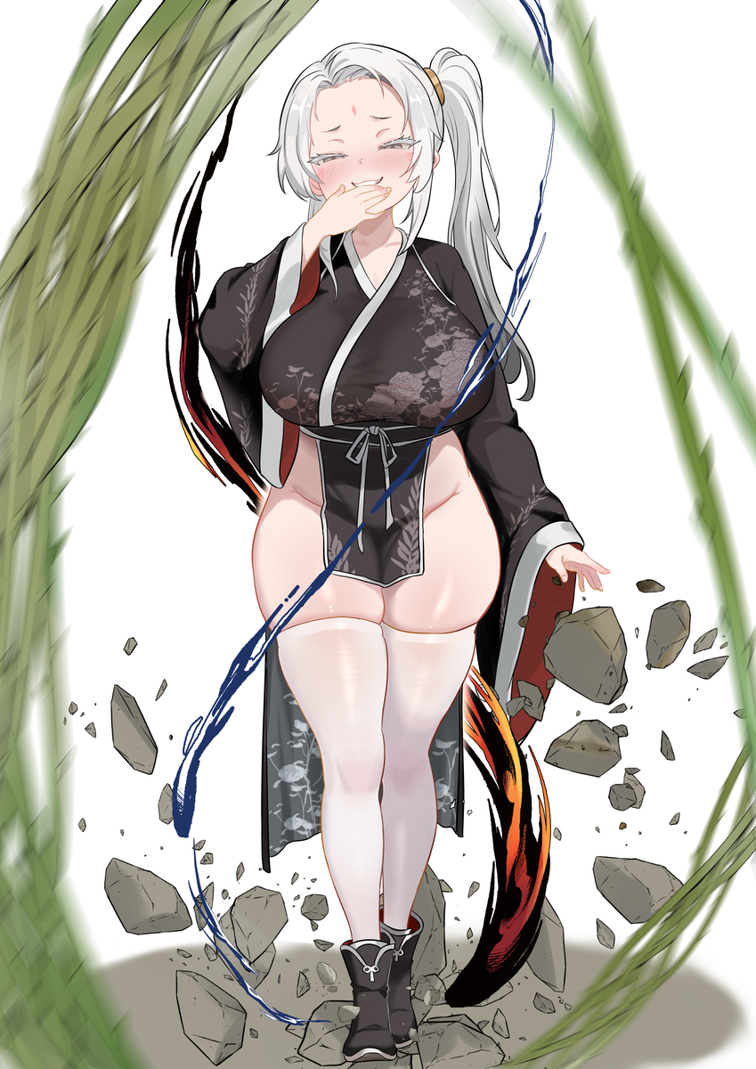 This is a pixiv picture whose title is 雌小鬼.