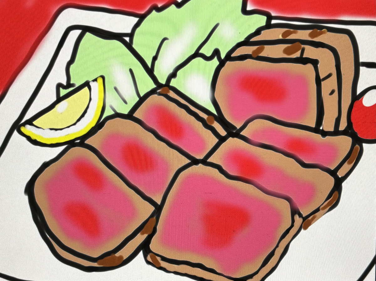 This is a pixiv picture whose title is ㊗️ローストビーフの日❤️🥩❤️.