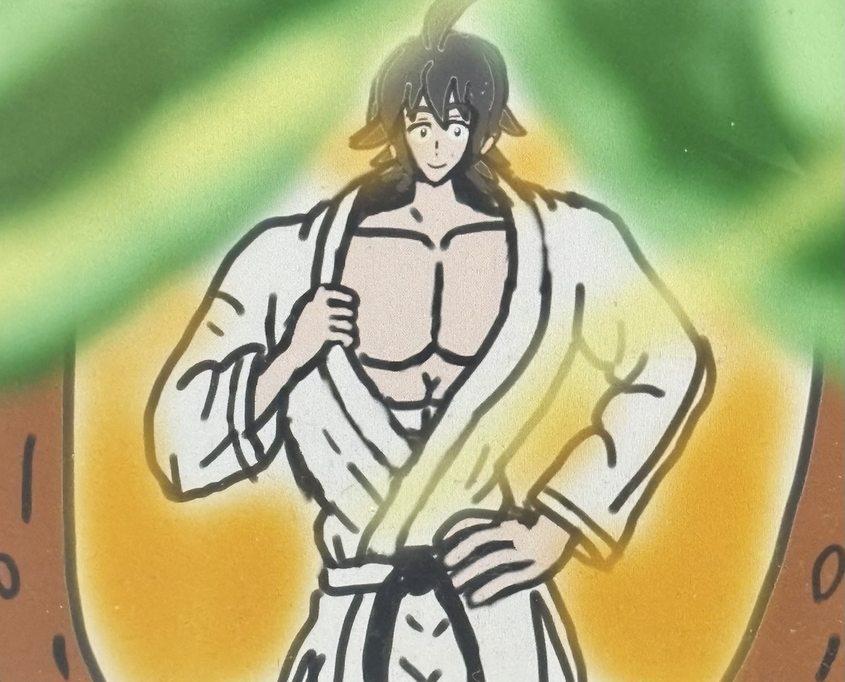 This is a pixiv picture whose title is ムキムキの深澄真✨💪✨.