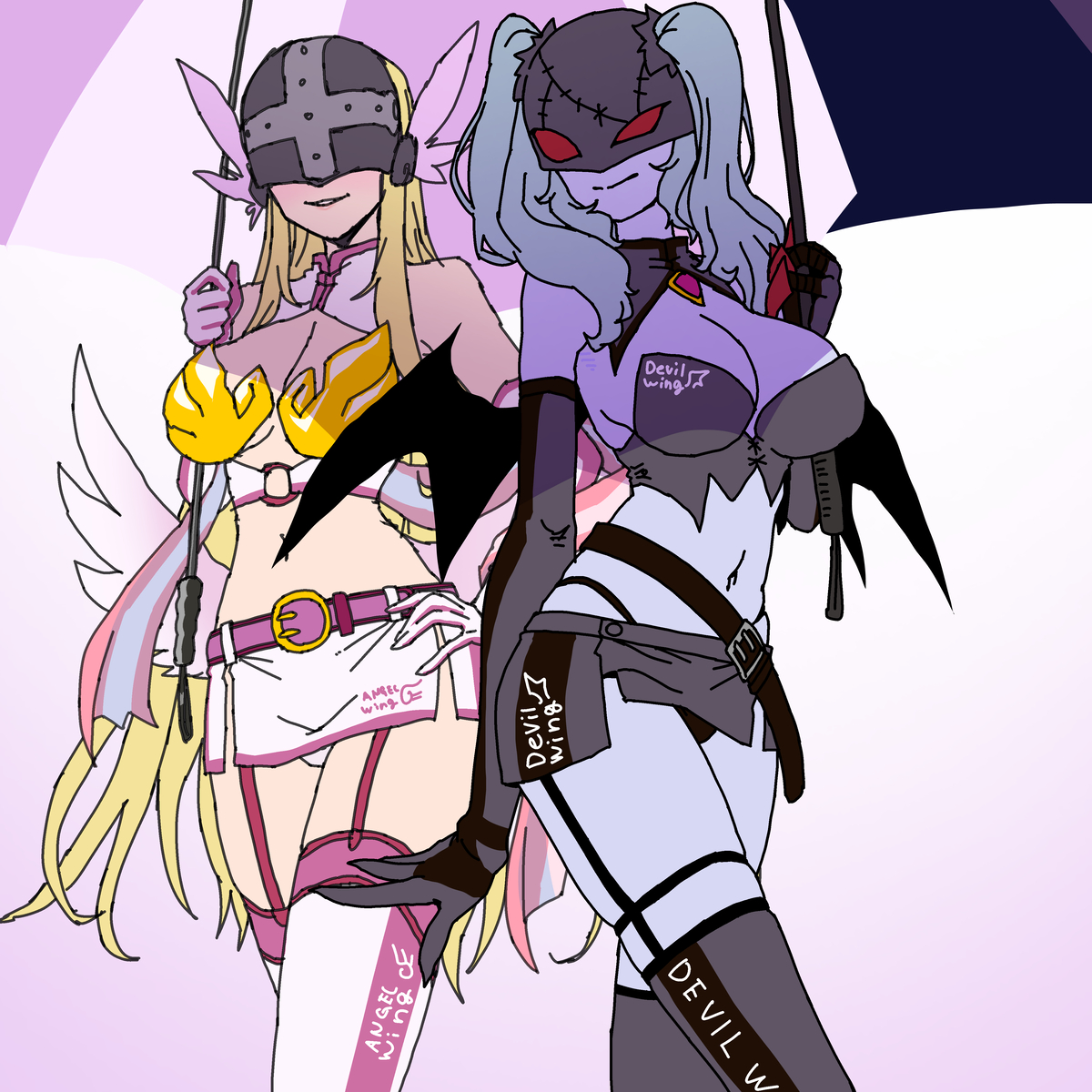 This is a pixiv picture whose title is レーシングデジモンズ.