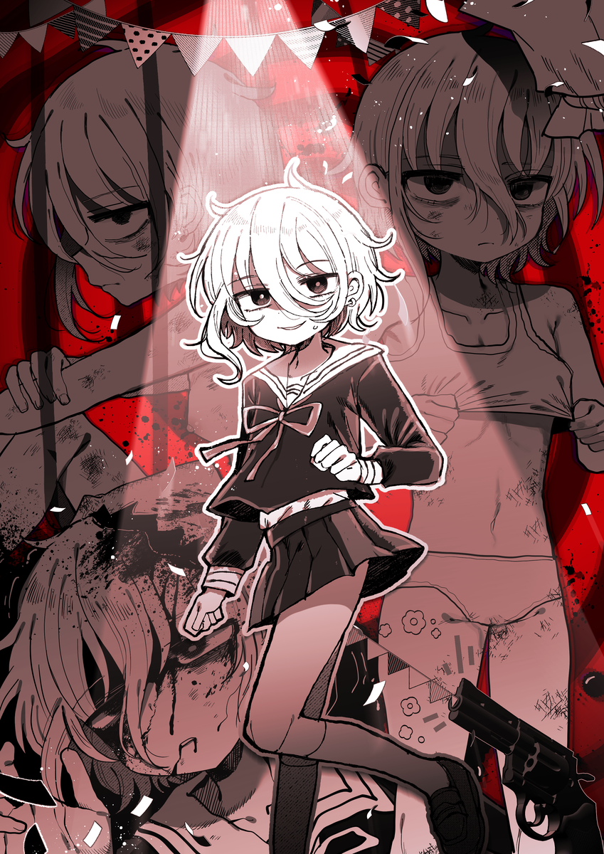 This is a pixiv picture whose title is 怪異部の部長好き.