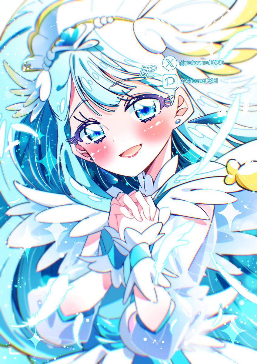 This is a pixiv picture whose title is キュアアンジュ.