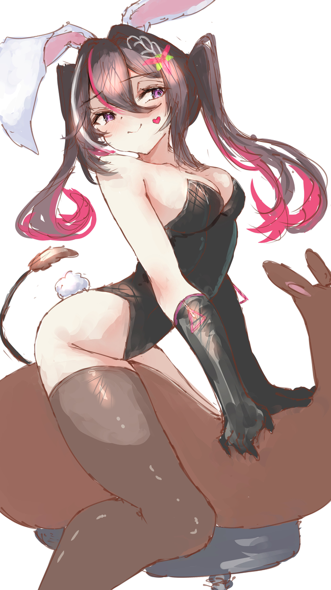 This is a pixiv picture whose title is 🐰.