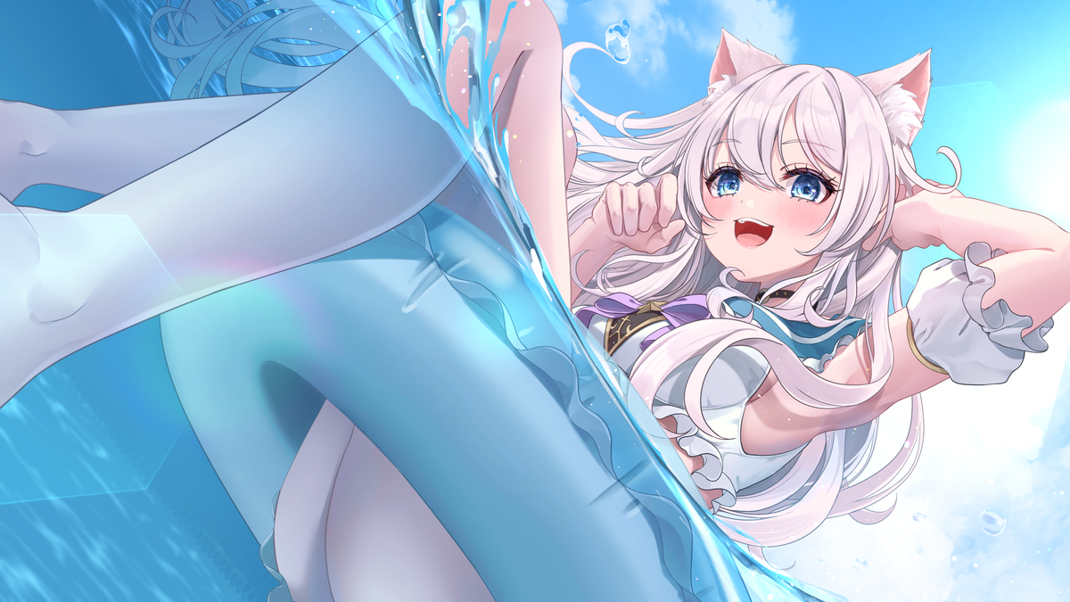 This is a pixiv picture whose title is skeb絵.