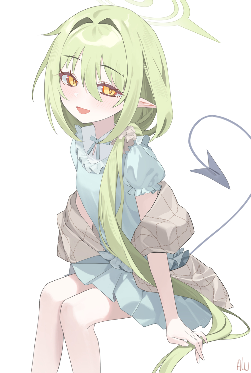 This is a pixiv picture whose title is 💚.