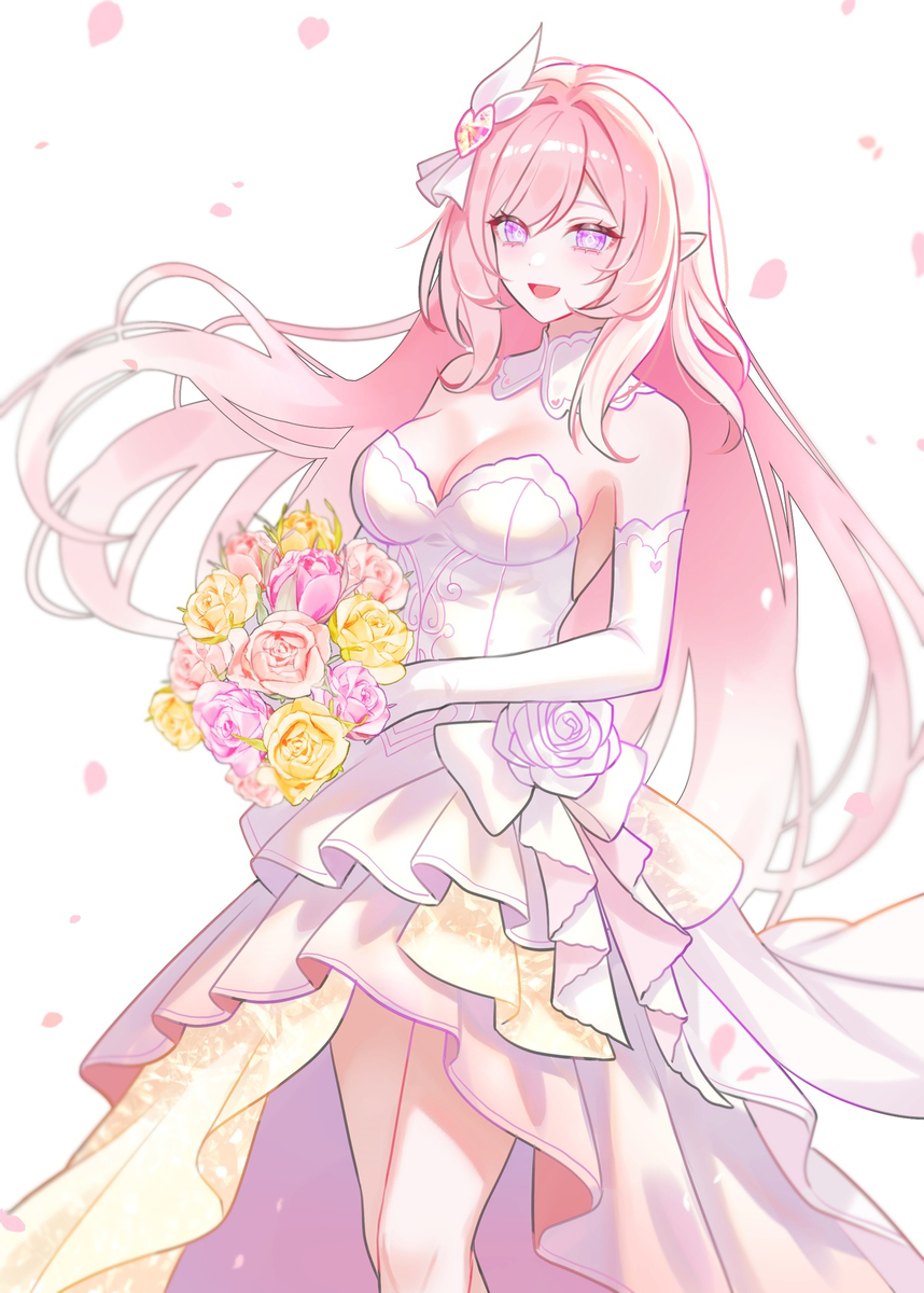 This is a pixiv picture whose title is エリシア/Elysia.