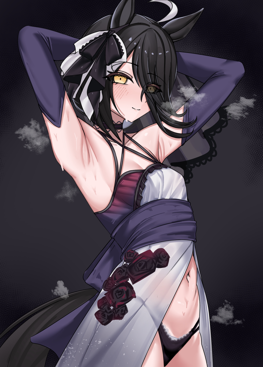 This is a pixiv picture whose title is 🖤🤍!?.