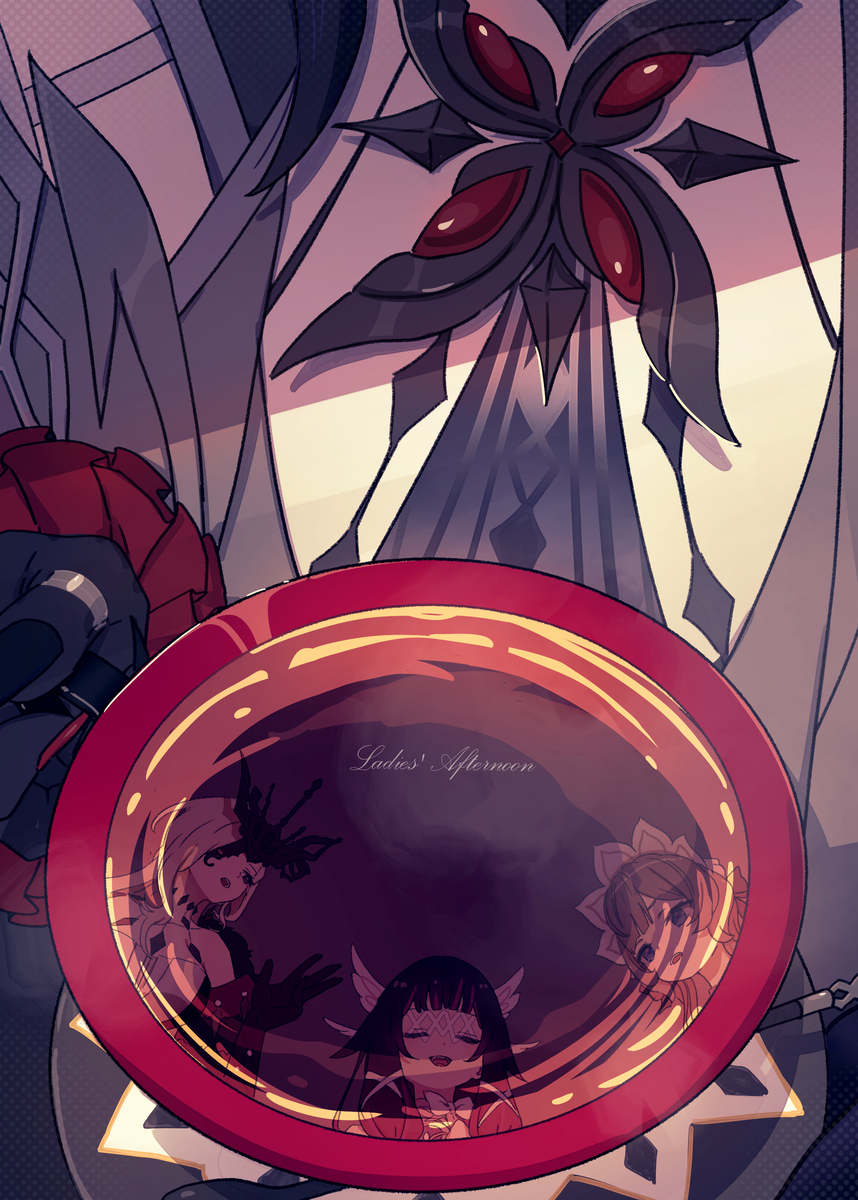 This is a pixiv picture whose title is 回憶中的茶會.