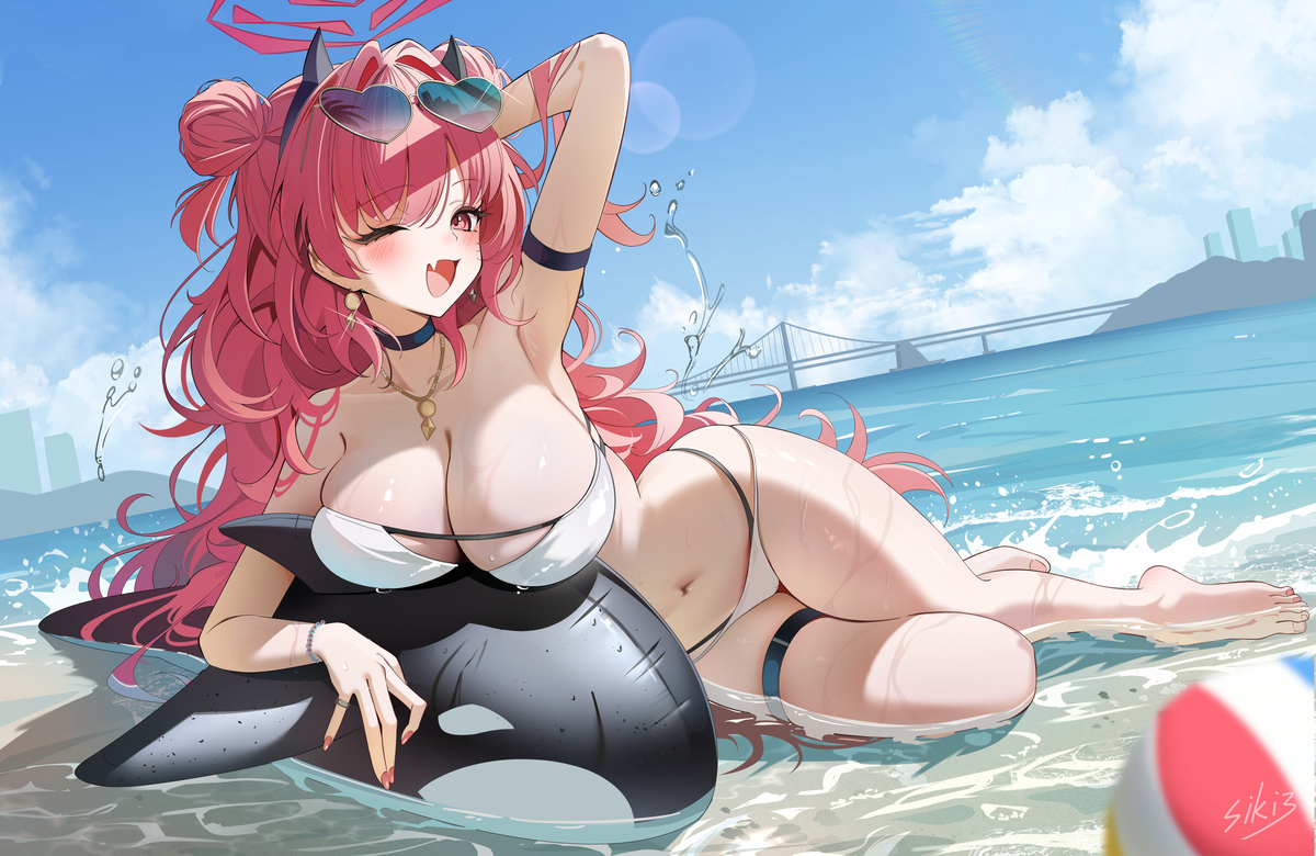 This is a pixiv picture whose title is 夜桜キララ.