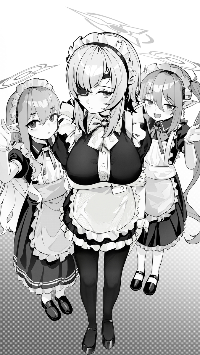 This is a pixiv picture whose title is 海兰德女仆家政服务···.