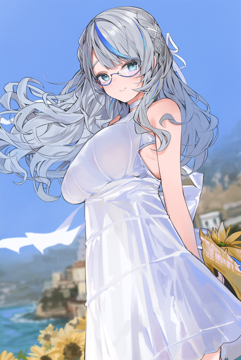 This is a pixiv picture whose title is 雨海ルカ.