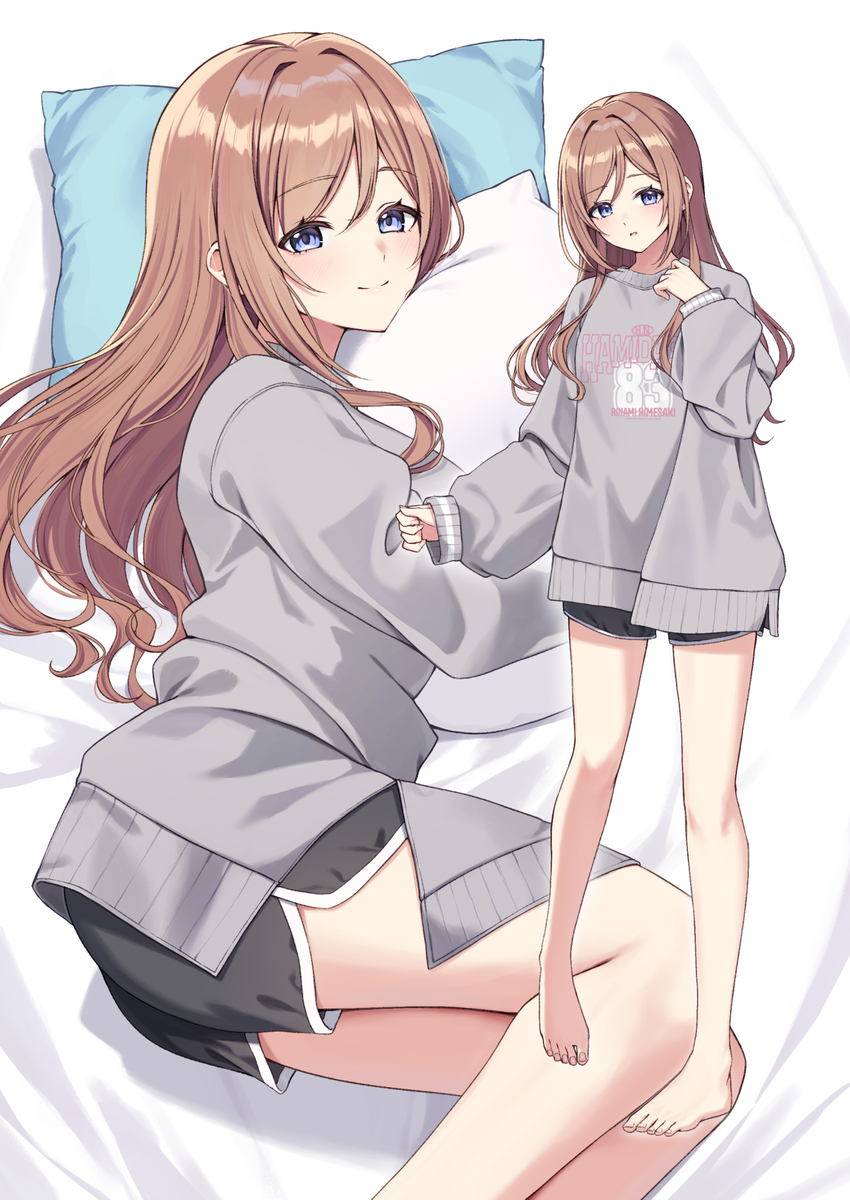This is a pixiv picture whose title is おうちデート莉波.