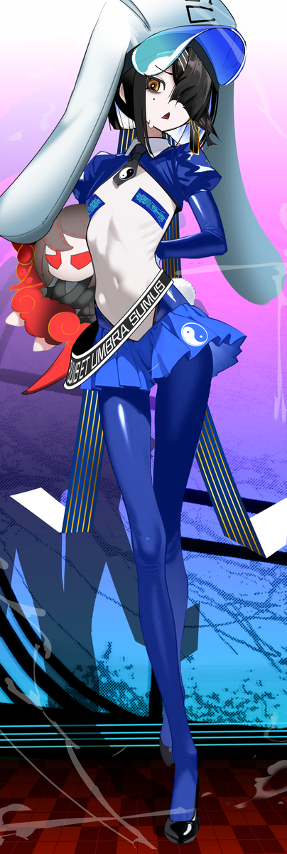 This is a pixiv picture whose title is うすほそ逆バニー徐福ちゃん.