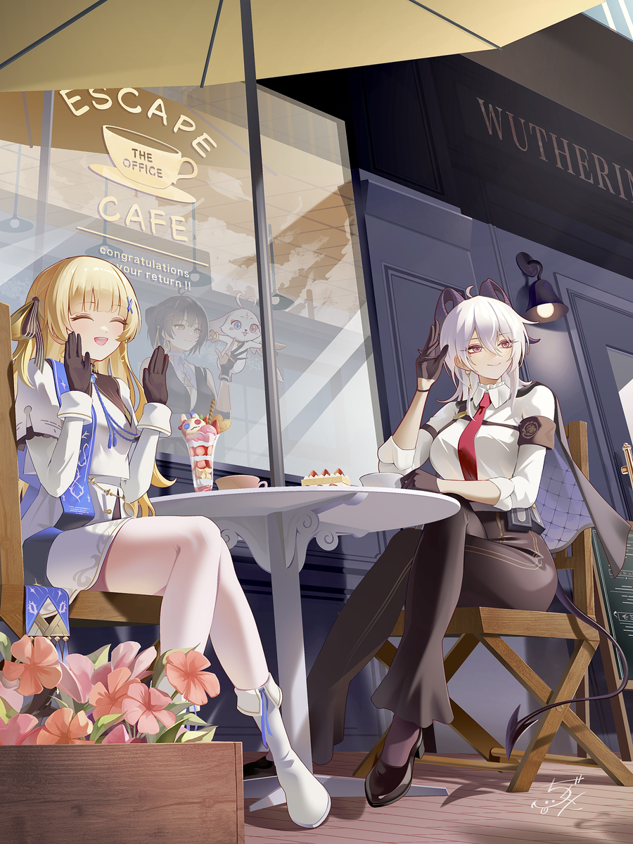 This is a pixiv picture whose title is ザンニー&フィービー.