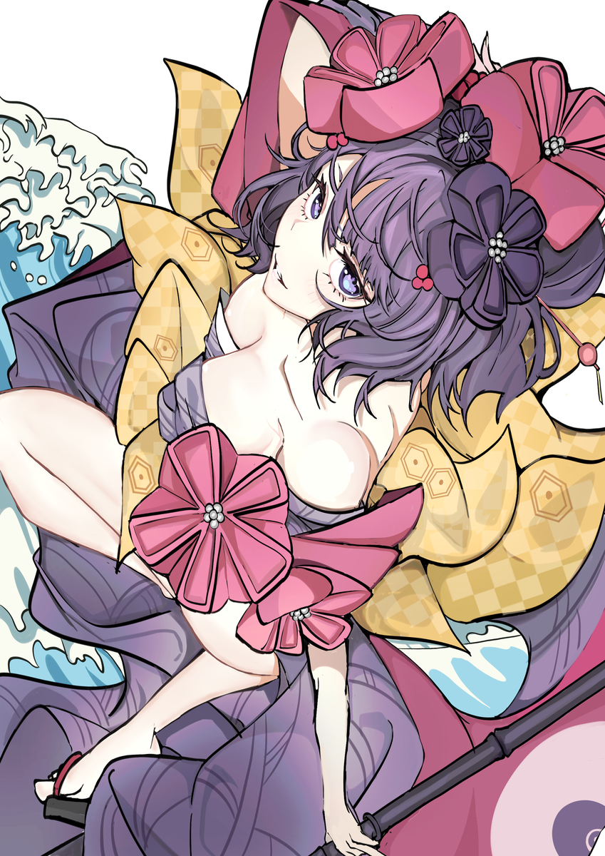This is a pixiv picture whose title is 北斎ちゃん！！.