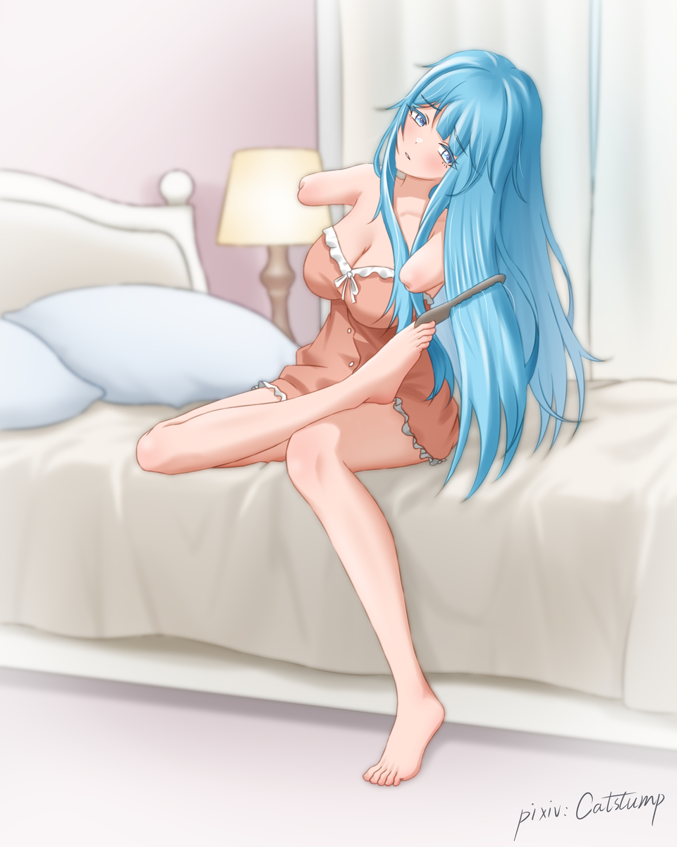 This is a pixiv picture whose title is 睡衣系列-莉莉丝.