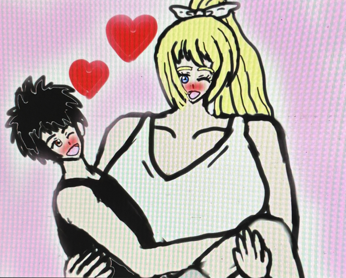 This is a pixiv picture whose title is ㊗️恋人の日❤️❤️.