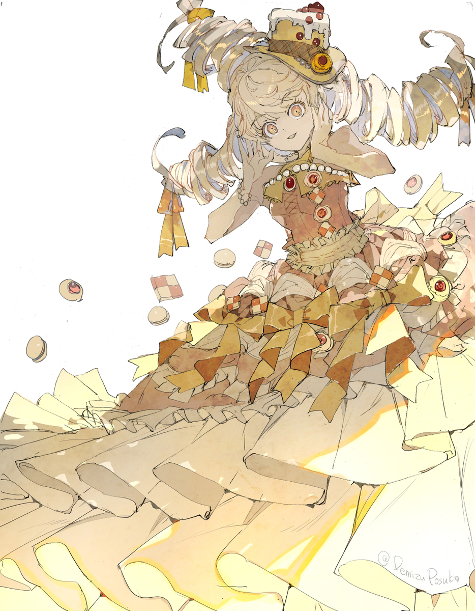 This is a pixiv picture whose title is クッキードレスのクロワッサンヌ.