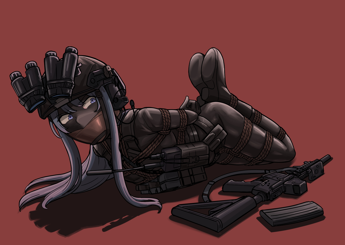 This is a pixiv picture whose title is Tactical Latex.