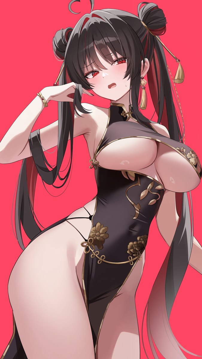 This is a pixiv picture whose title is 牡丹(.