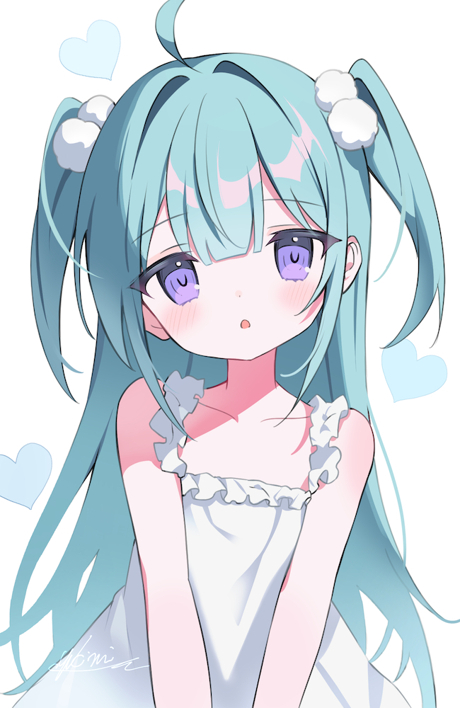 This is a pixiv picture whose title is 🩵.