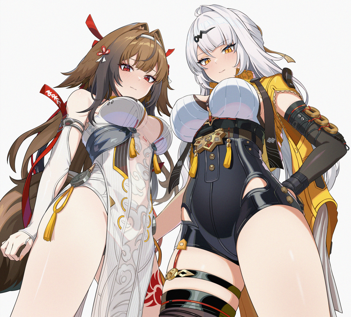 This is a pixiv picture whose title is 雲嶽山.
