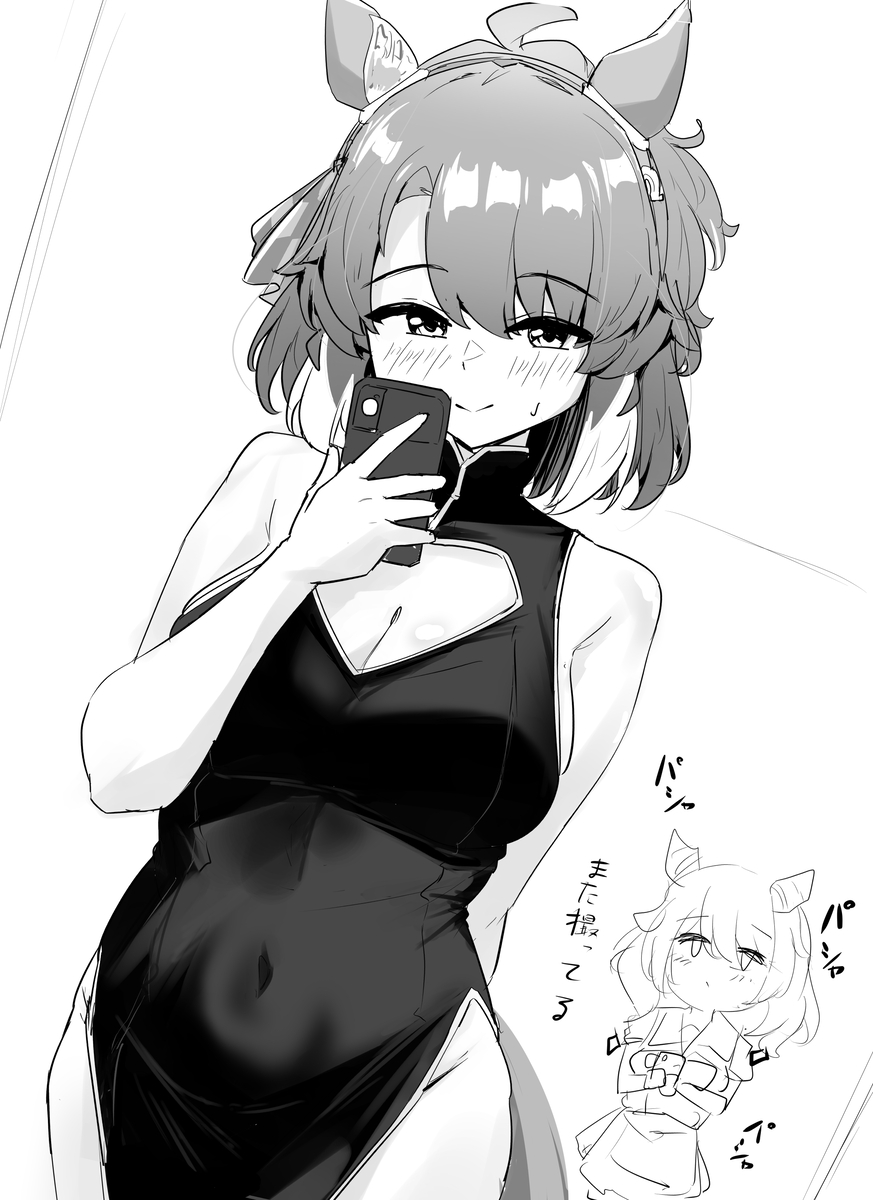 This is a pixiv picture whose title is 自撮りンツ.