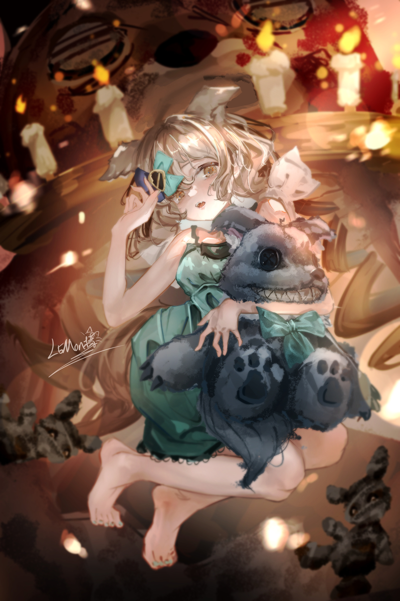 This is a pixiv picture whose title is 🫢我发现我画的莫菲丝从来都不穿鞋.