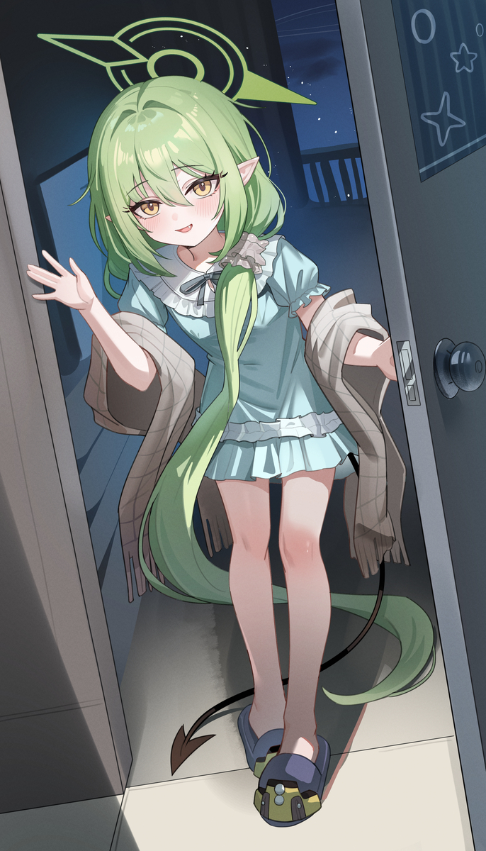This is a pixiv picture whose title is 睡衣小望.