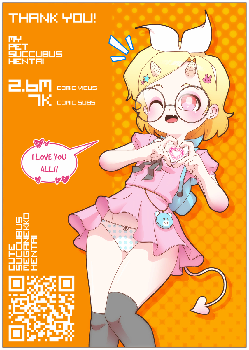 This is a pixiv picture whose title is THank you! Normal hair version.