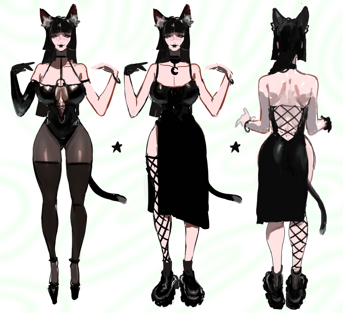This is a pixiv picture whose title is Outfits.