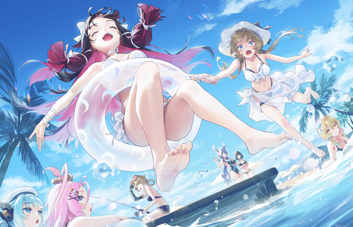 This is a pixiv picture whose title is :D.
