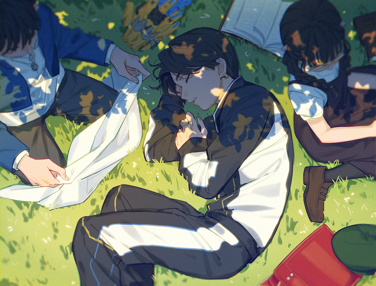 This is a pixiv picture whose title is 戦隊log.