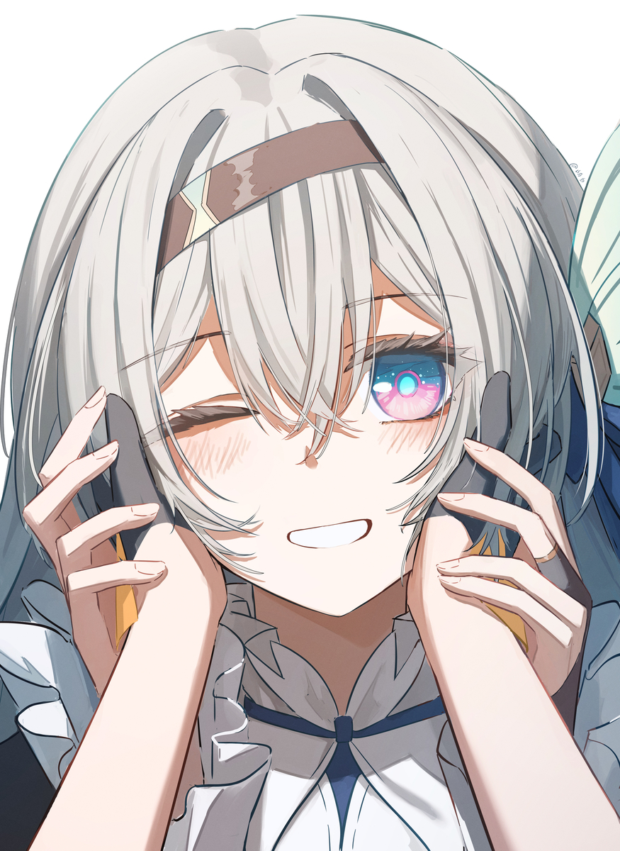This is a pixiv picture whose title is 流萤.
