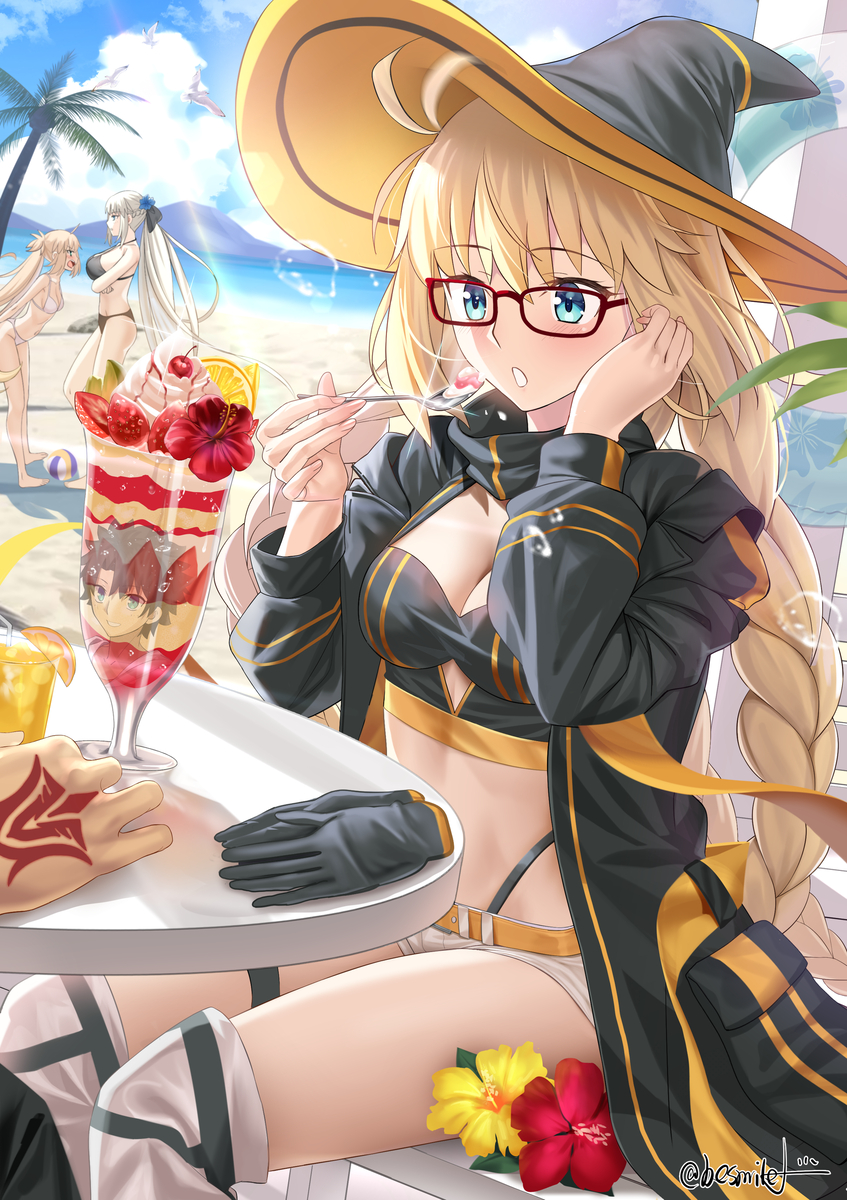 This is a pixiv picture whose title is Summer🍹.