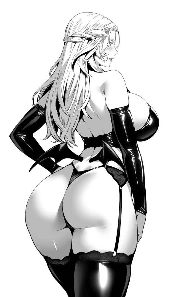 This is a pixiv picture whose title is Lingerie Venat: Succubus edition.