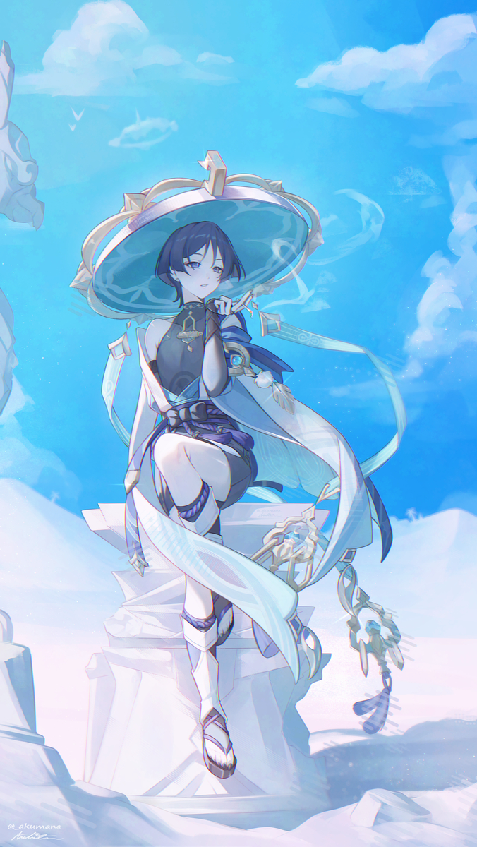 This is a pixiv picture whose title is Scara in desert.