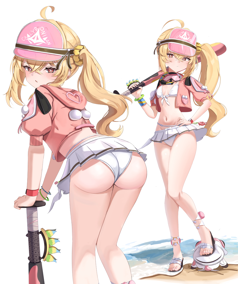 This is a pixiv picture whose title is Swimsuit Lucy.