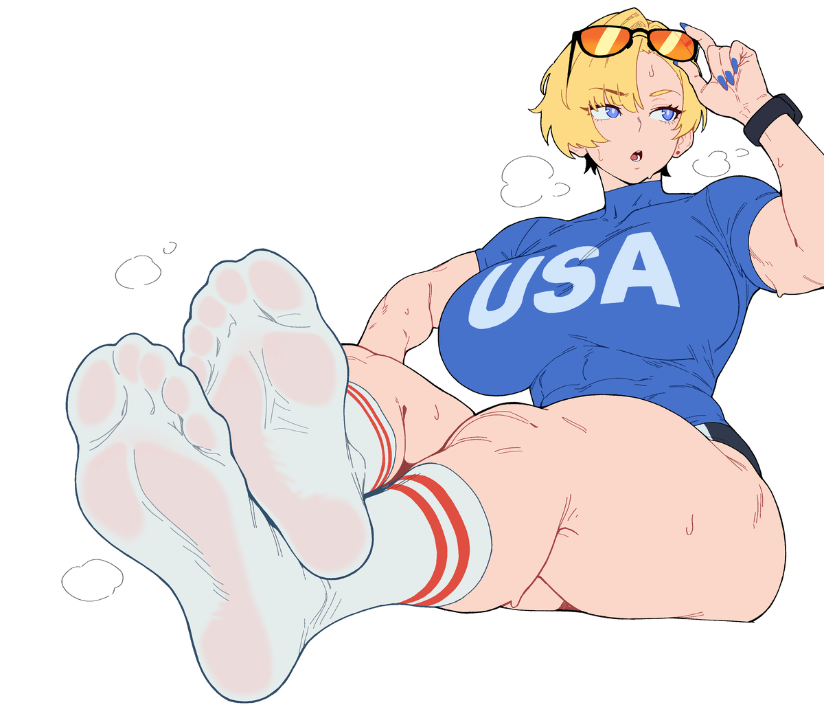 This is a pixiv picture whose title is 阿美莉卡.