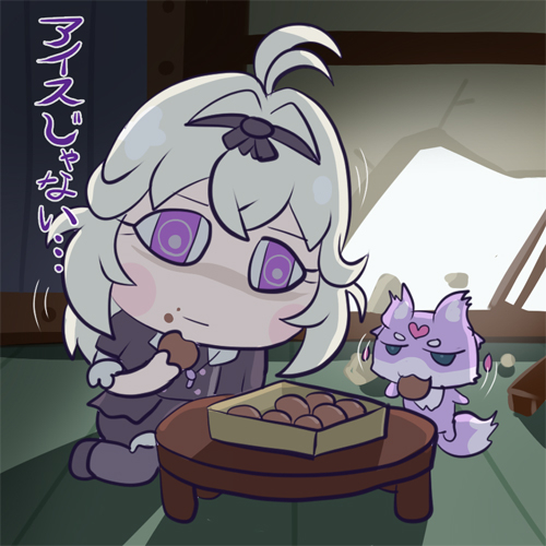 This is a pixiv picture whose title is 密室犯罪.