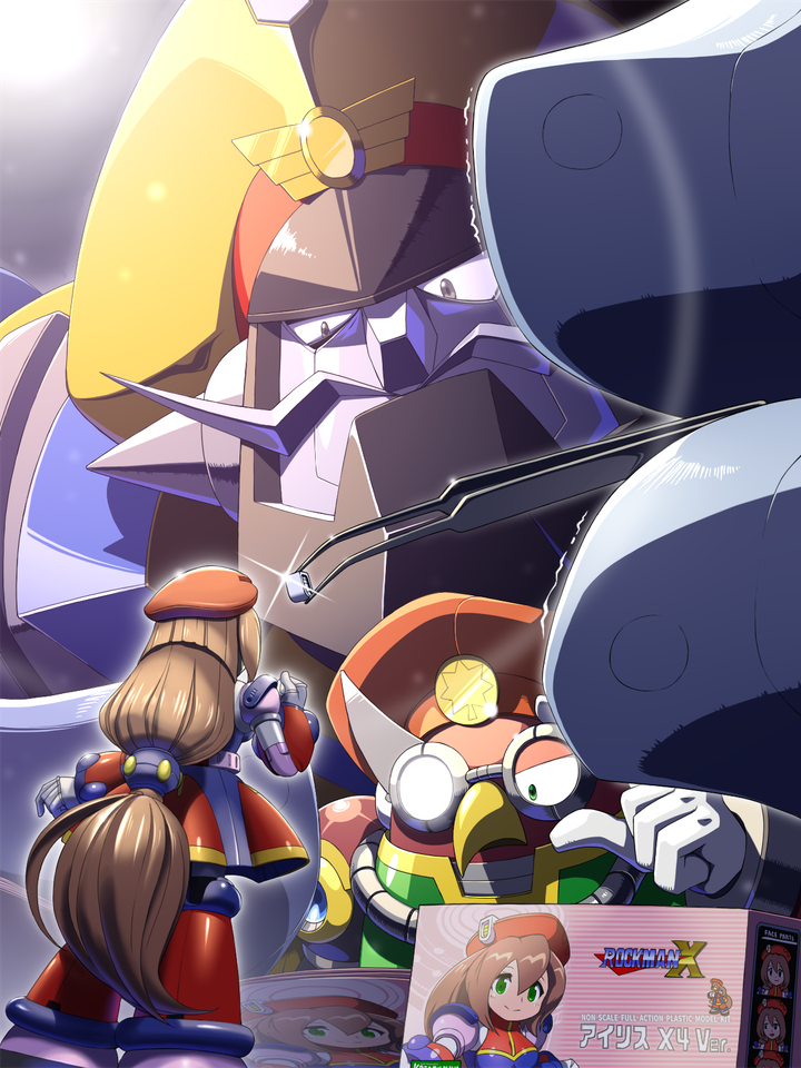 This is a pixiv picture whose title is アイリスのプラモデル買いました.