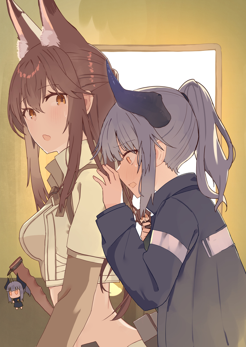 This is a pixiv picture whose title is いかないで….