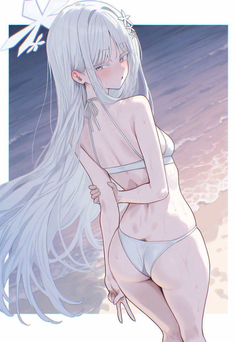 This is a pixiv picture whose title is ナグサ / nagusa.